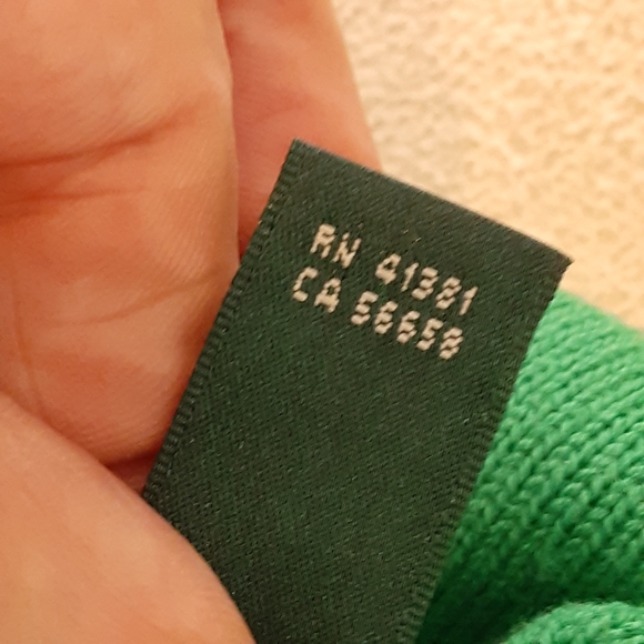 Lauren Ralph Lauren Drapey Cowl Button Cuff Side Slit Wool Blend Jumper Size XL - Picture 8 of 9